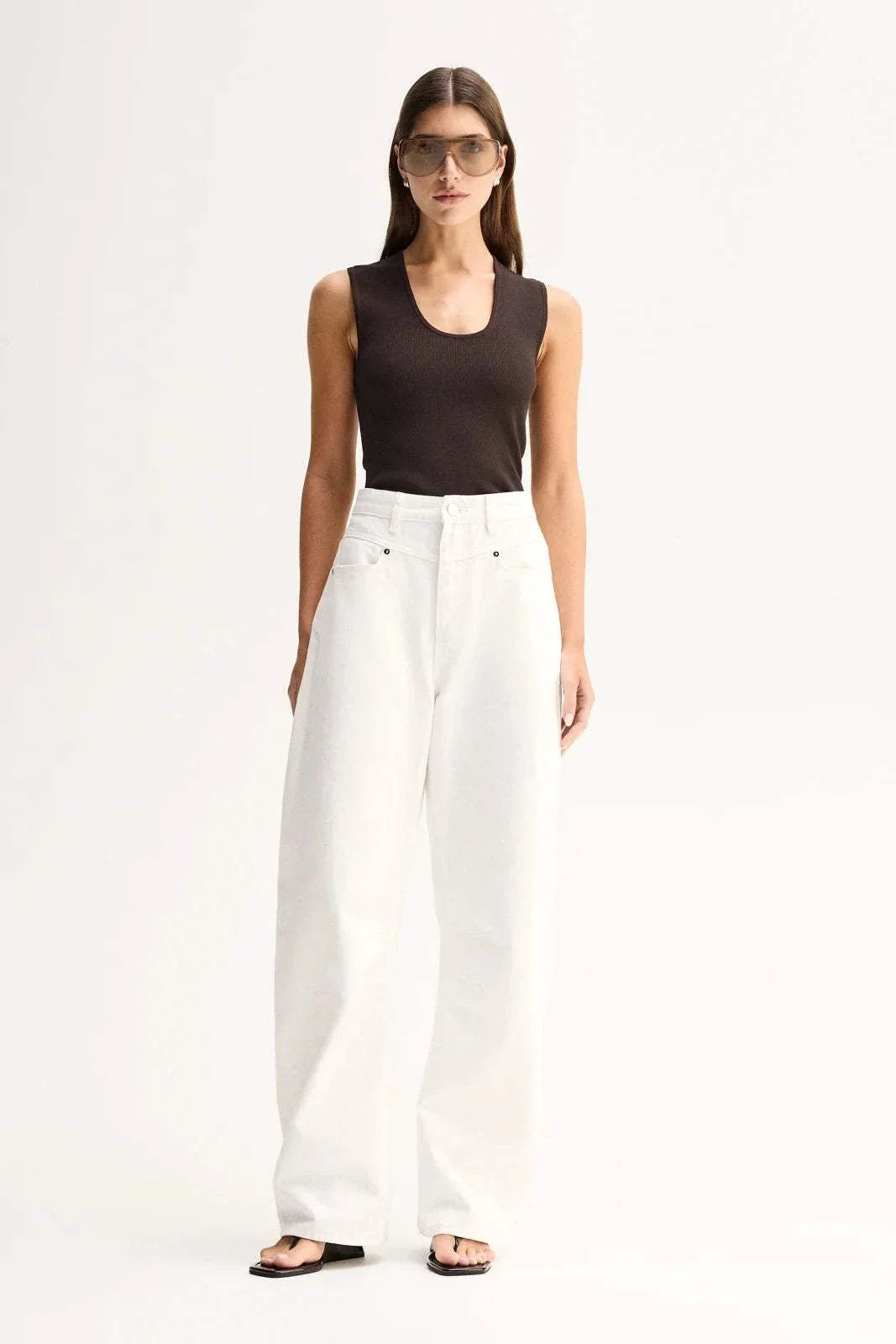 Elka Collective Hayes Knit Top Chocolate