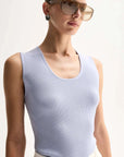 Elka Collective Hayes Knit Top Pale Blue