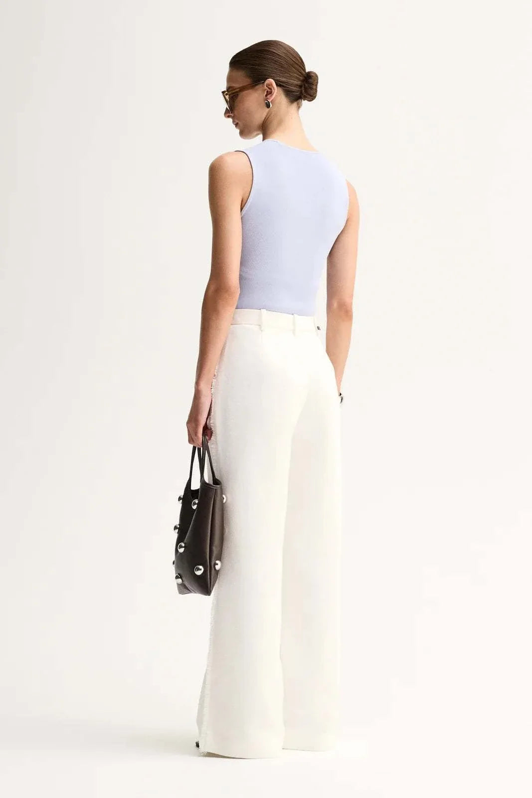 Elka Collective Hayes Knit Top Pale Blue