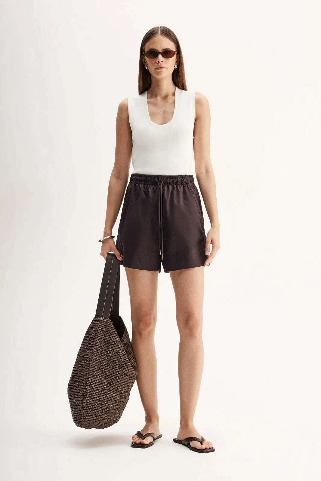 Elka Collective Austin Short Chocolate