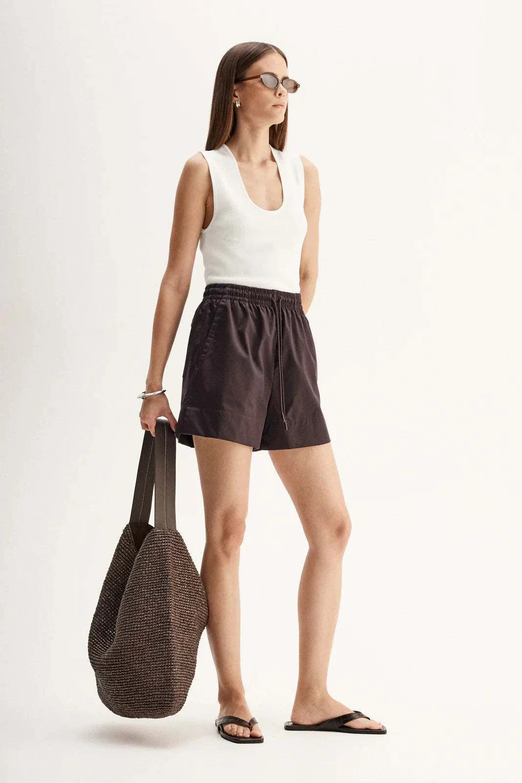 Elka Collective Austin Short Chocolate