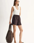 Elka Collective Austin Short Chocolate