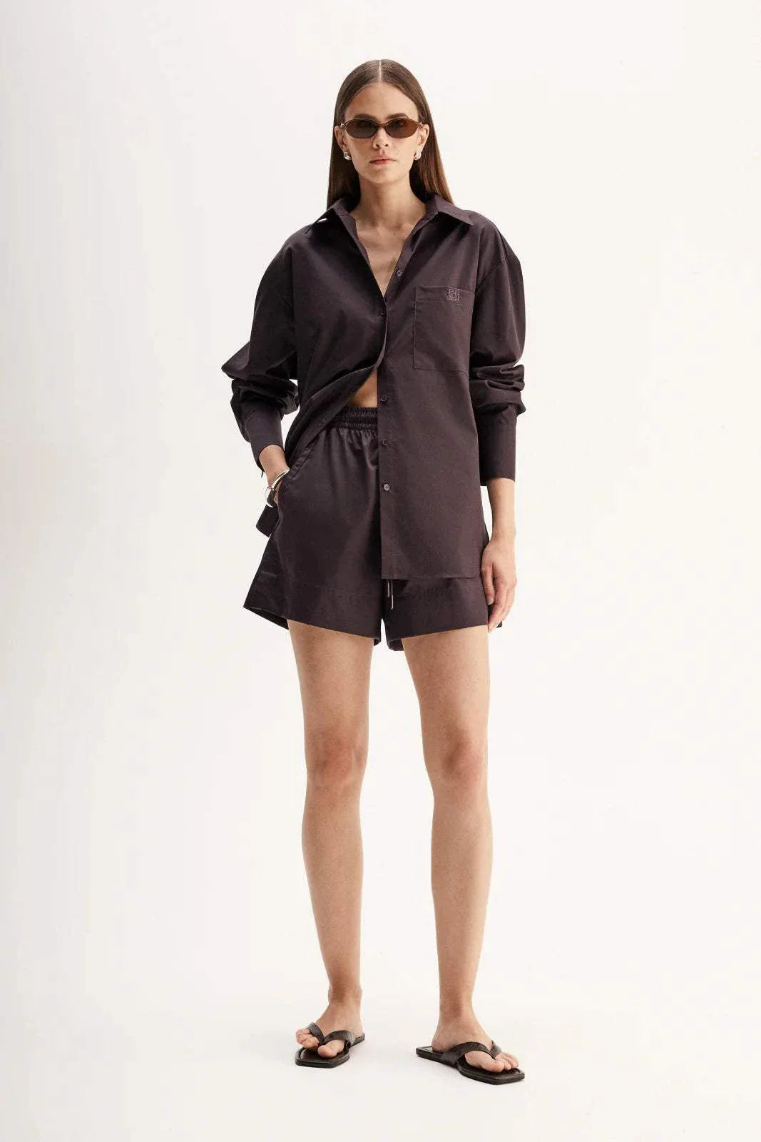 Elka Collective Austin Short Chocolate