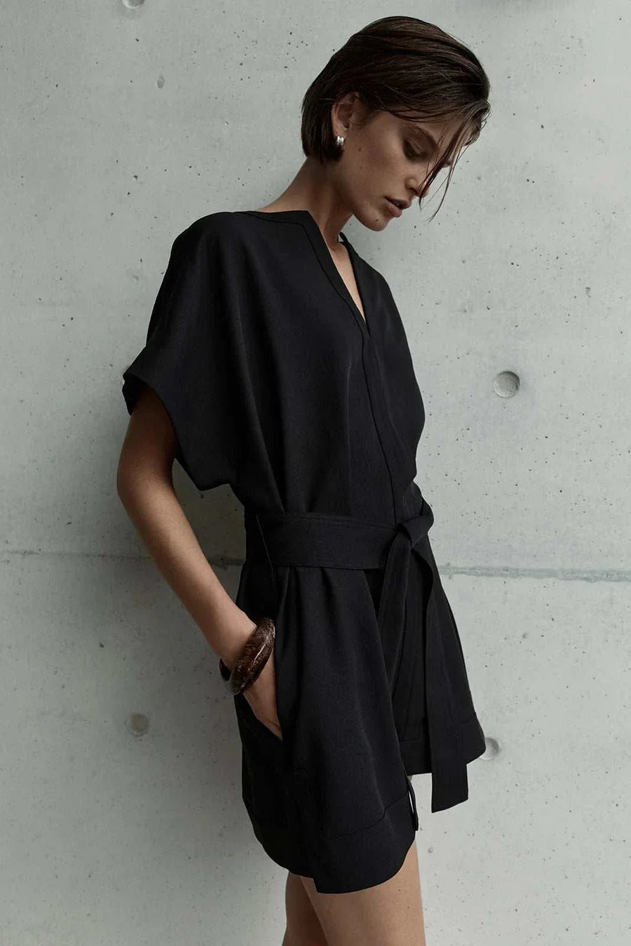 Elka Collective Kenji Mini Dress Ink