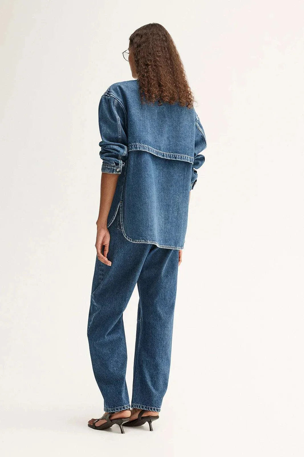 Elka Collective Kennedy Denim Shirt Dark Indigo 