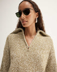 Elka Collective Harrie Knit Jumper Moss Marle
