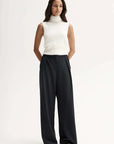Elka Collective Tobias Pant Midnight Navy Pinstripe