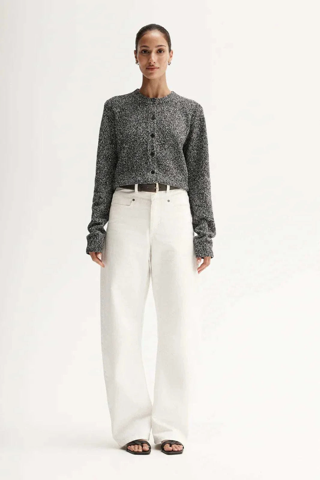 Elka Collective Marnie Knit Cardigan Black Mix