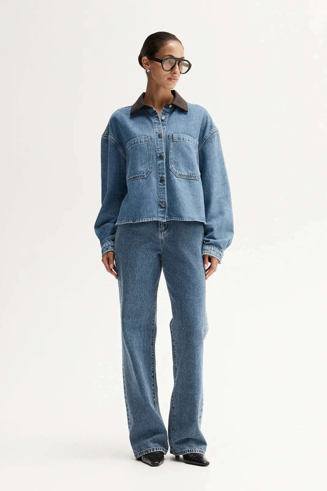 Elka Collective Benji Denim Shirt Trinity Blue