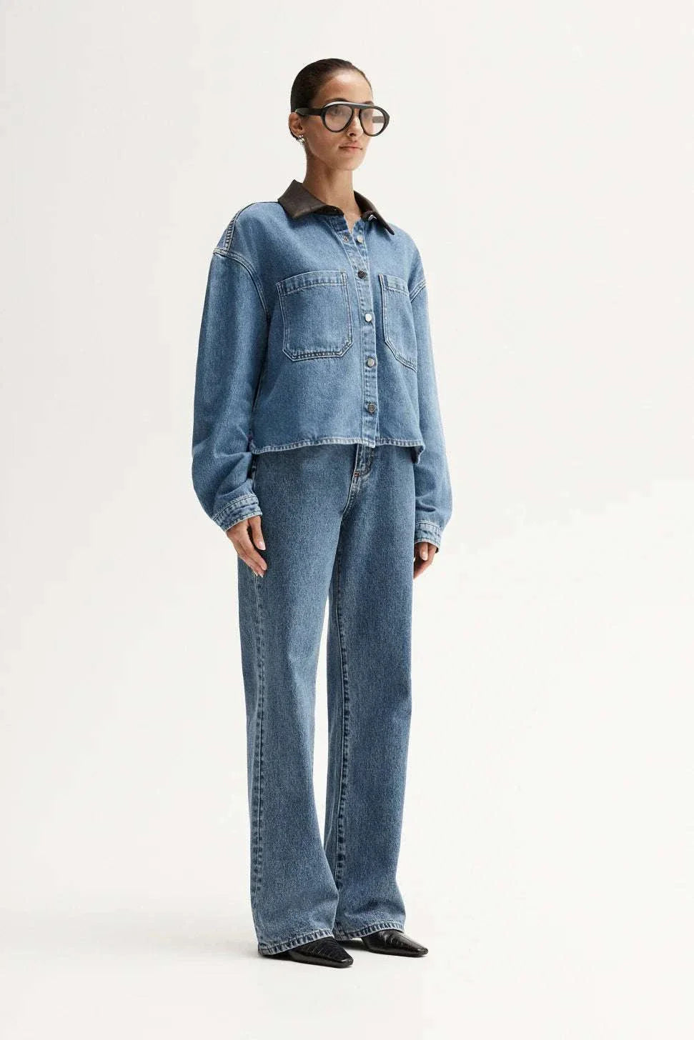 Elka Collective Benji Denim Shirt Trinity Blue