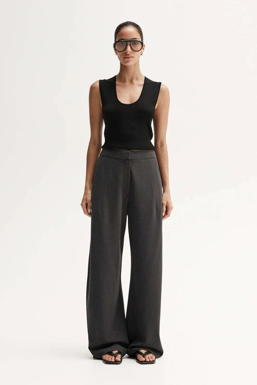 Elka Collective Brynne Pant Grey Marle