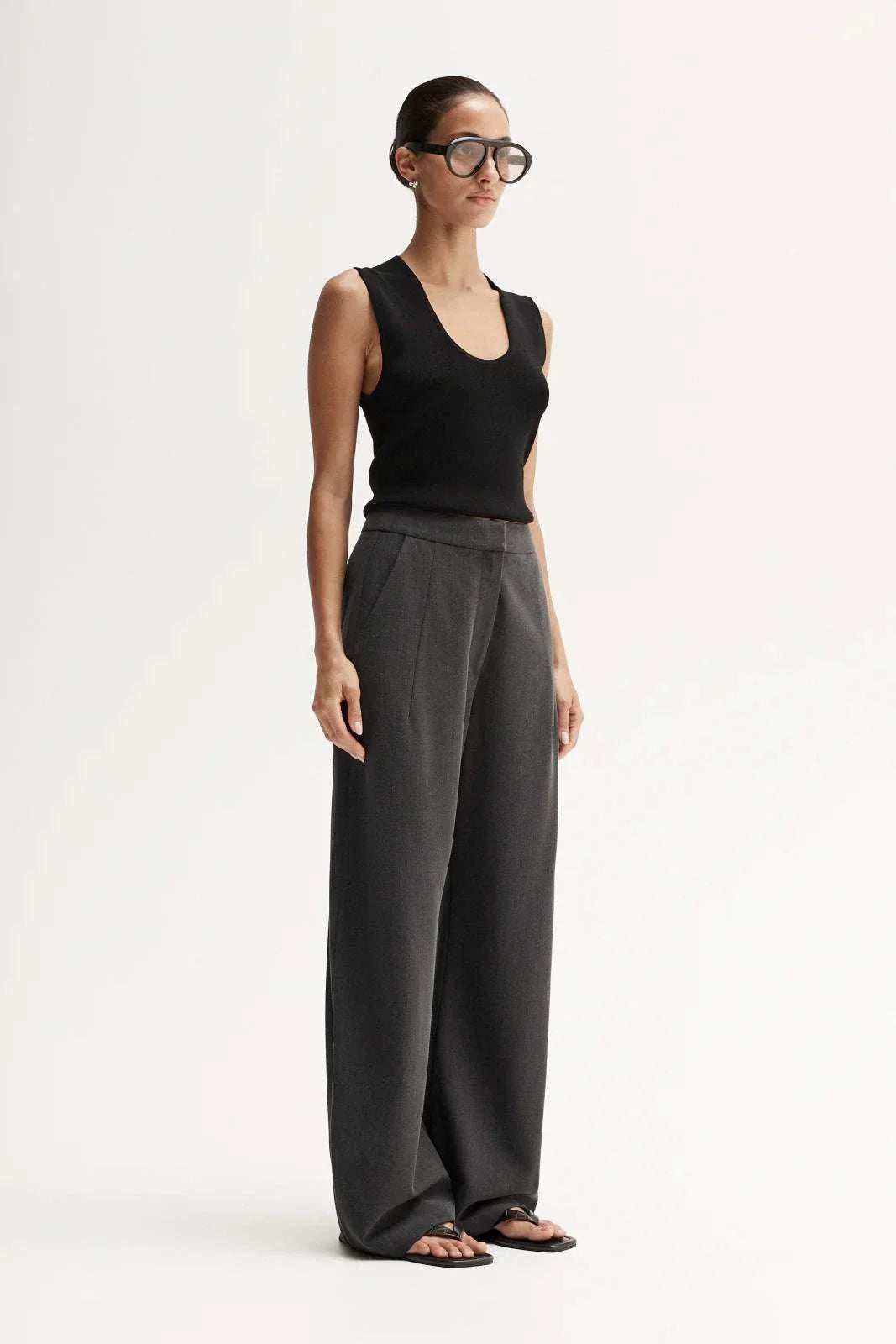 Elka Collective Brynne Pant Grey Marle
