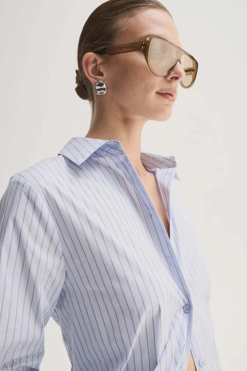 Elka Collective Kallie Stripe Shirt Blue Stripe