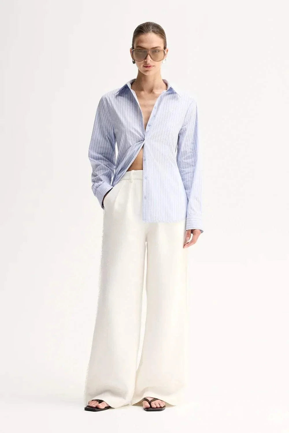 Elka Collective Kallie Stripe Shirt Blue Stripe