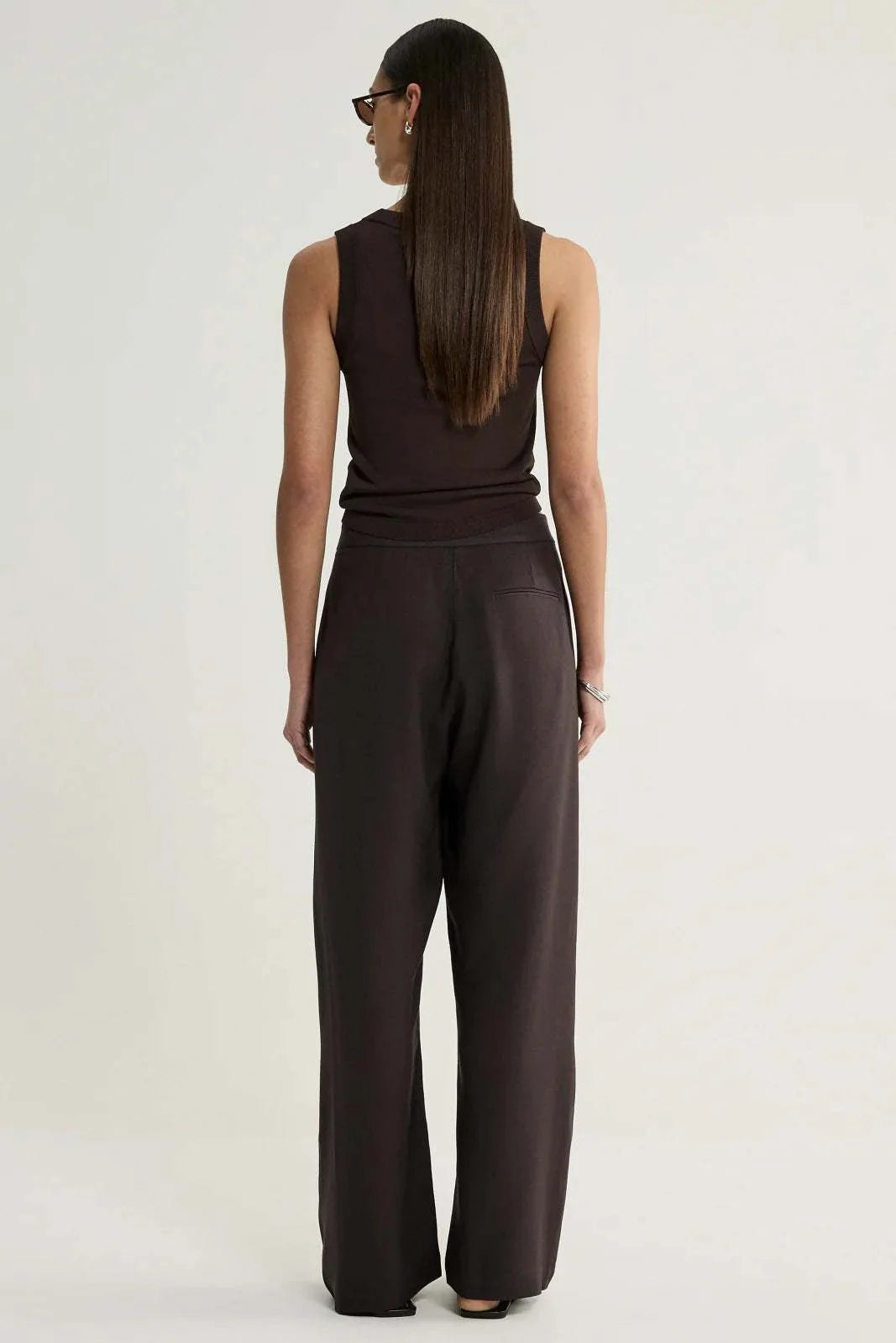 Elka Collective Silas Knit Top Chocolate