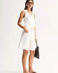 Elka Collective Silas Knit Top White