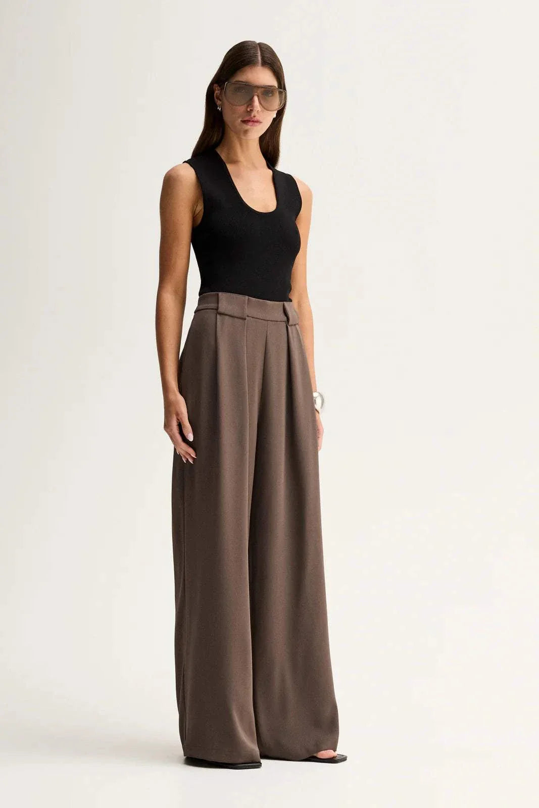 Elka Collective Fleur Pant Taupe