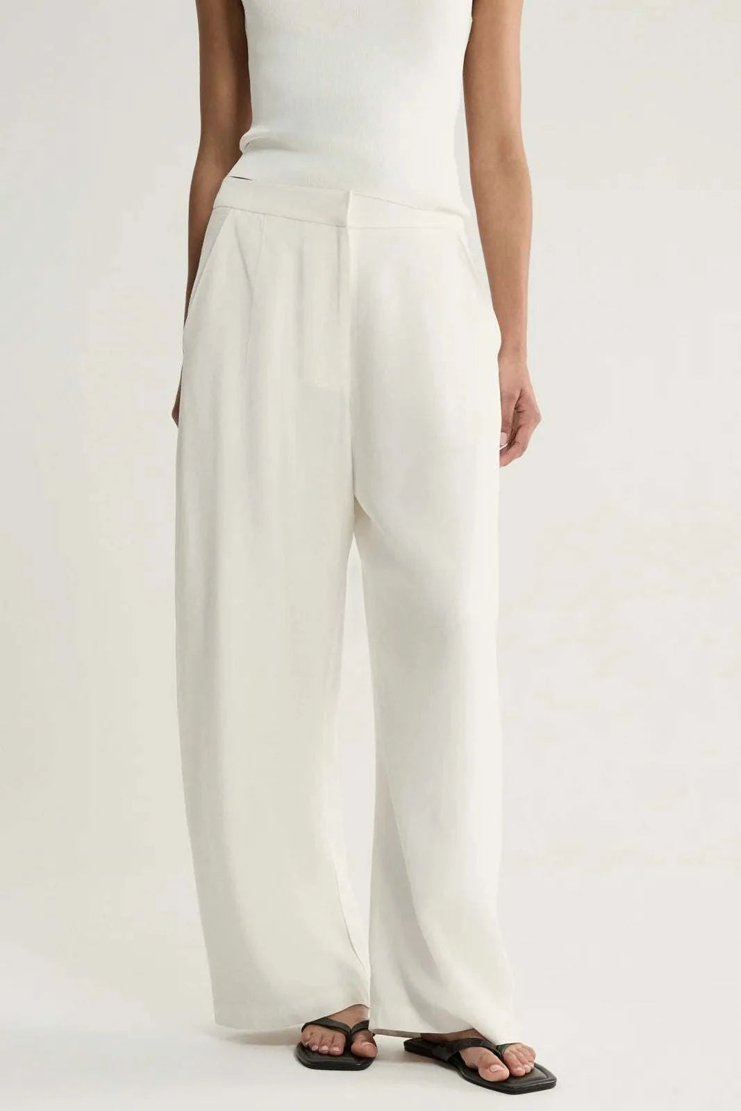 Elka Collective Tori Pant White
