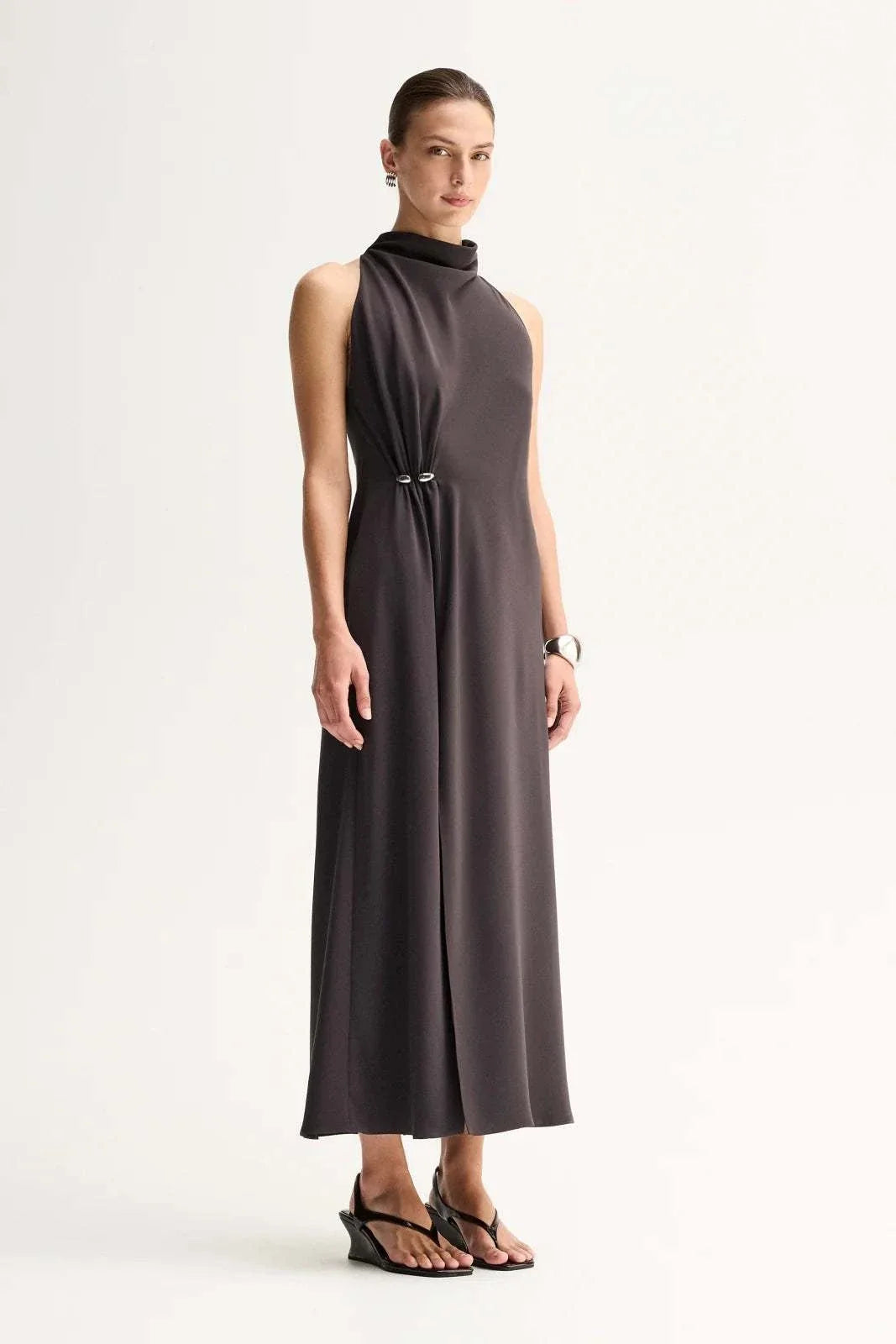 Elka Collective Harper Maxi Dress Slate