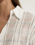 Elka Collective Onyx Shirt White Check
