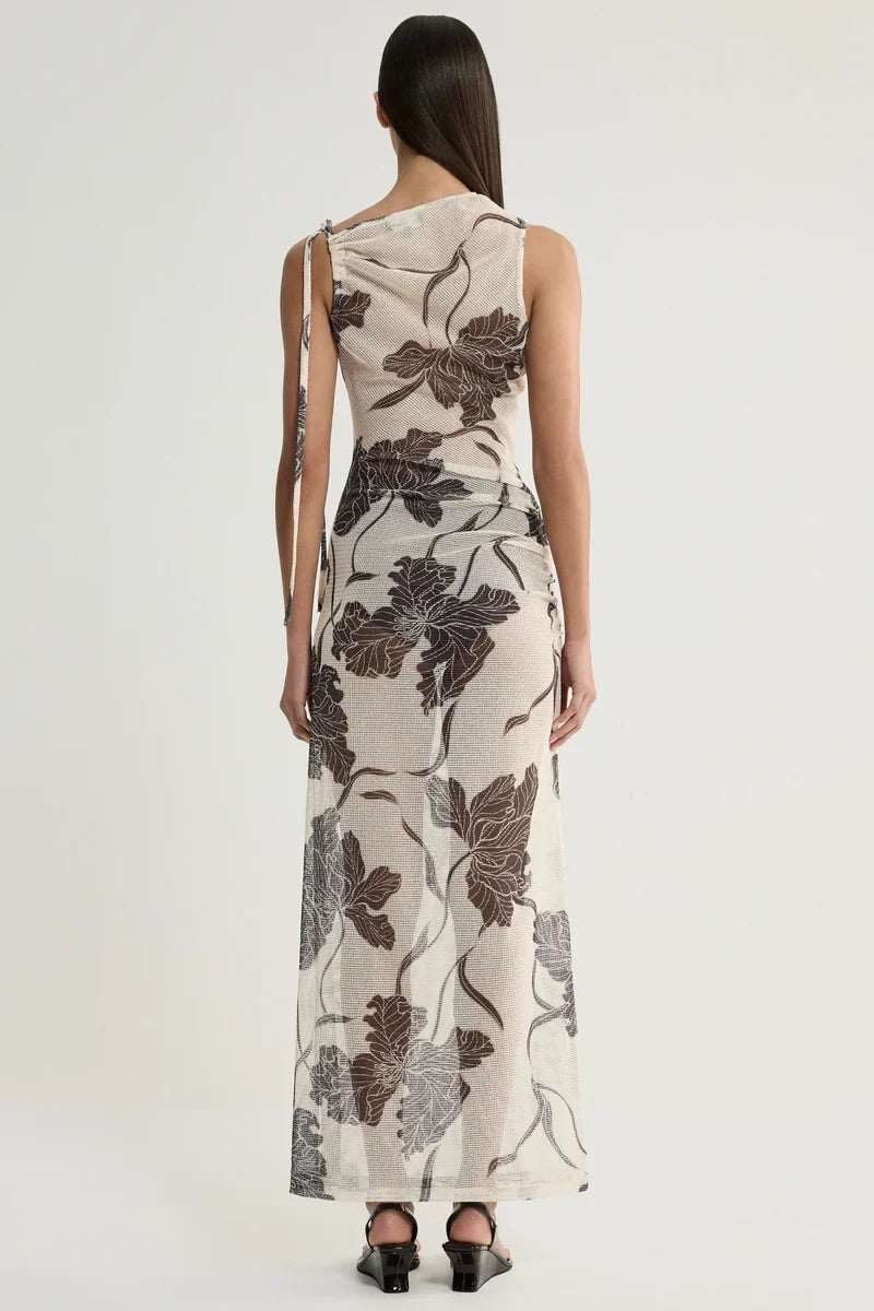Elka Collective Valerie Dress Ecru Floral