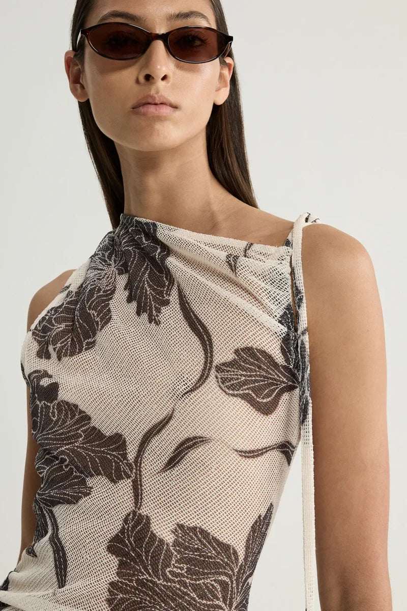 Elka Collective Valerie Dress Ecru Floral
