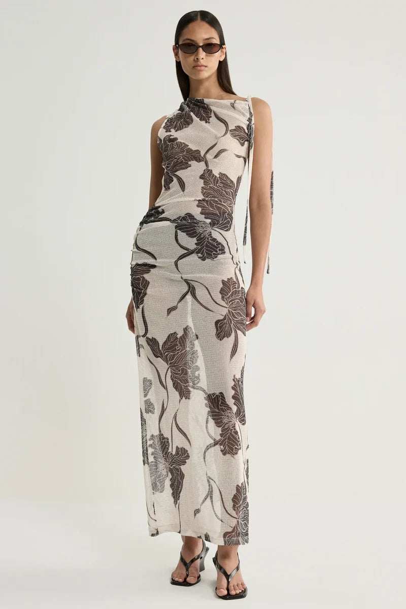 Elka Collective Valerie Dress Ecru Floral