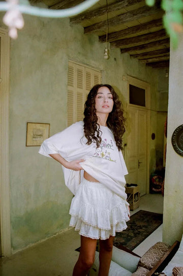 Kinga Csilla Kaya Anglaise Fae Frill Skort