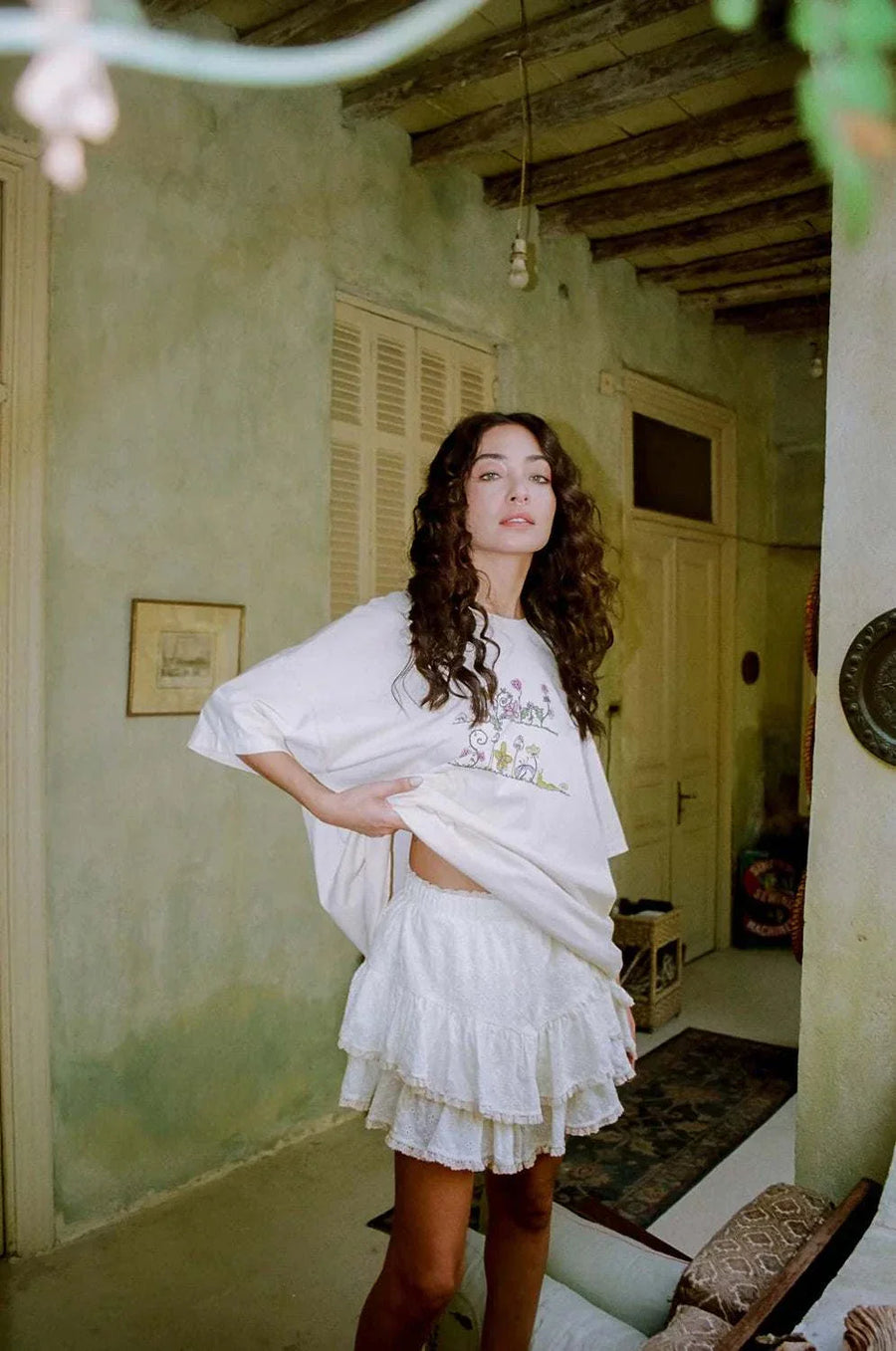 Kinga Csilla Kaya Anglaise Fae Frill Skort