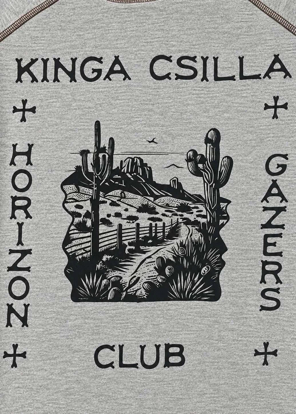 Kinga Csilla Horizon Gazers Mini Tee Grey