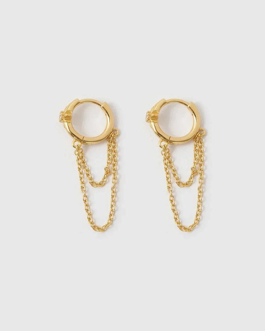 Arms of Eve Kenzie Gold Chain Earrings