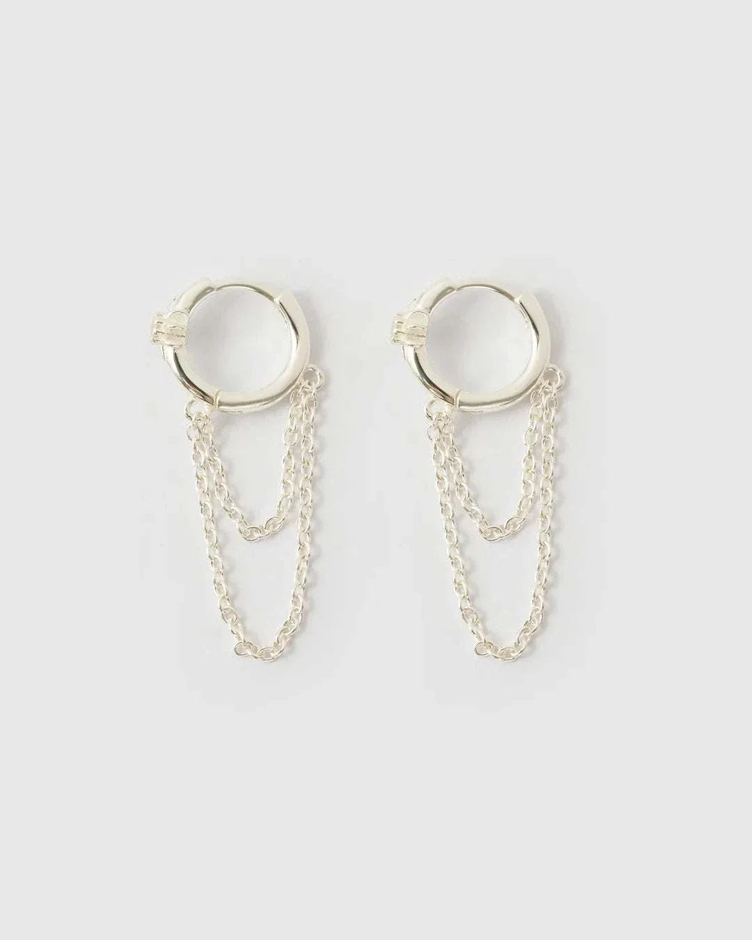 Arms of Eve Kenzie Silver Chain Earrings