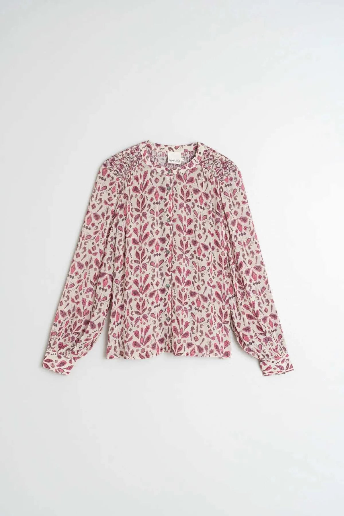 Indi and Cold Camisa Shirt 218 Frambuesa