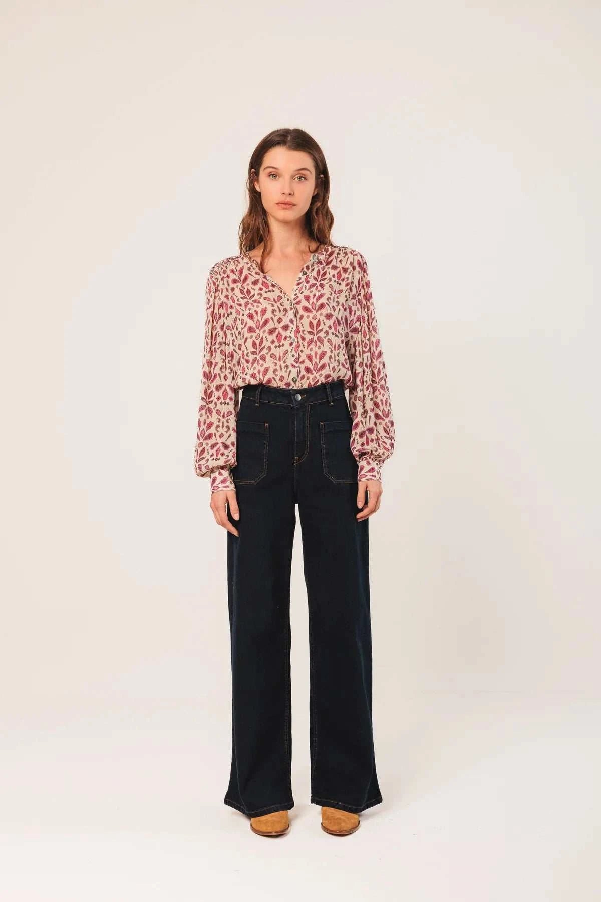 Indi and Cold Camisa Shirt 218 Frambuesa