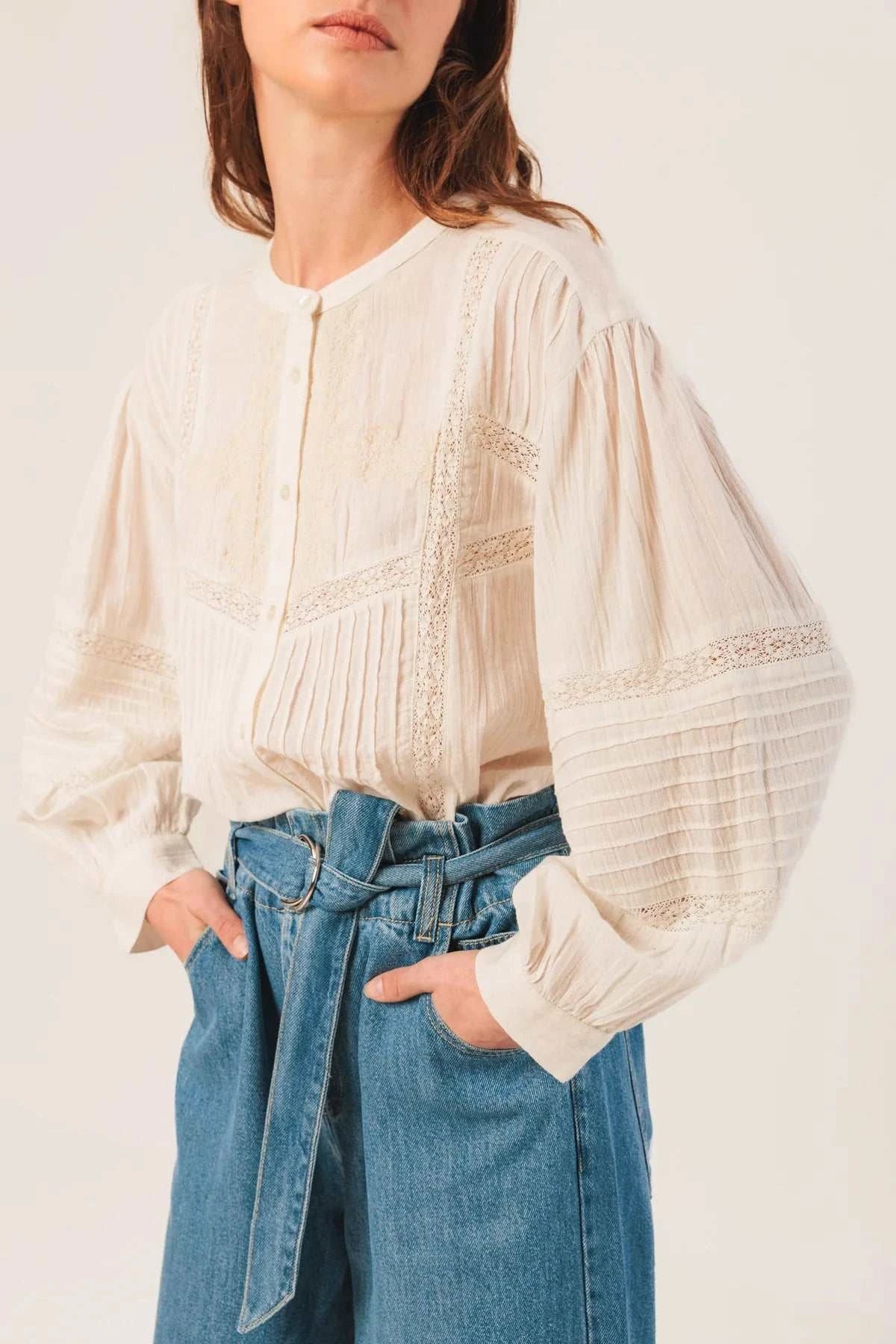 Indi and Cold Camisa Shirt 0 Blanco