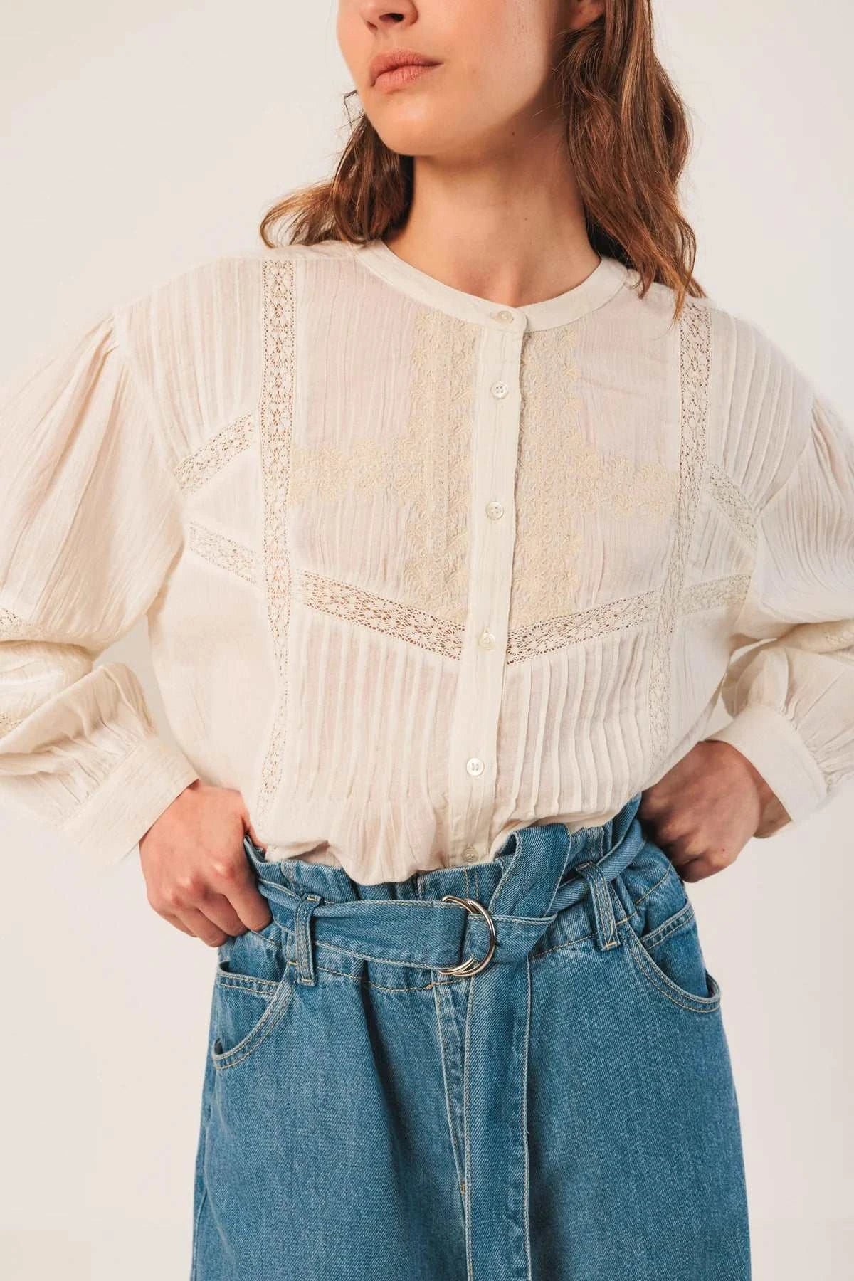 Indi and Cold Camisa Shirt 0 Blanco