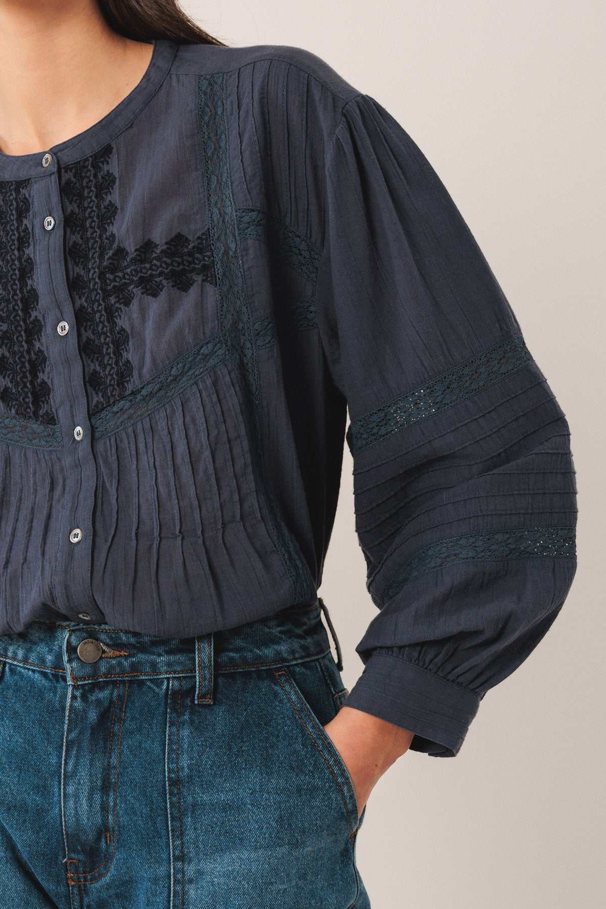 Indi and Cold Camisa Shirt 0 Indigo