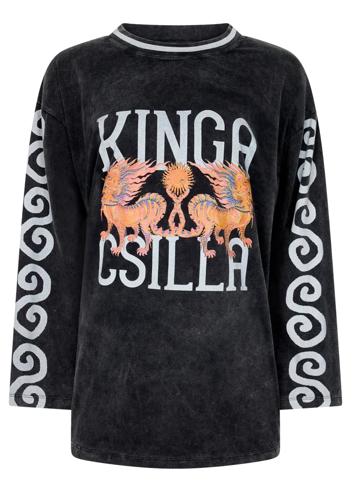 Kinga Csilla Deserted Dragon Tommy Tee Black