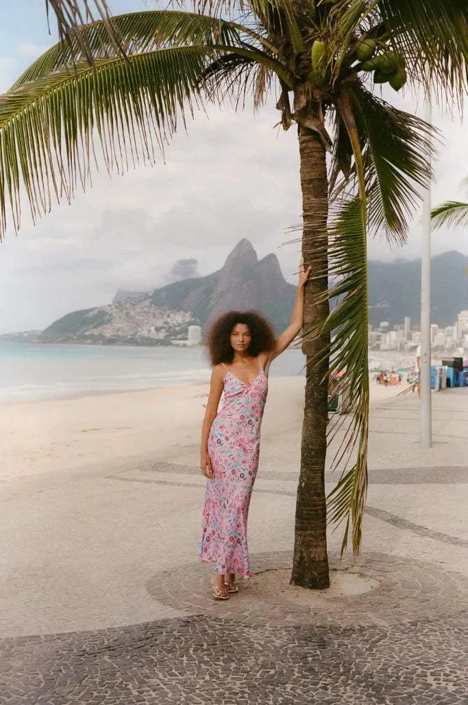 Kinga Csilla Aster Triangle Slip Dress