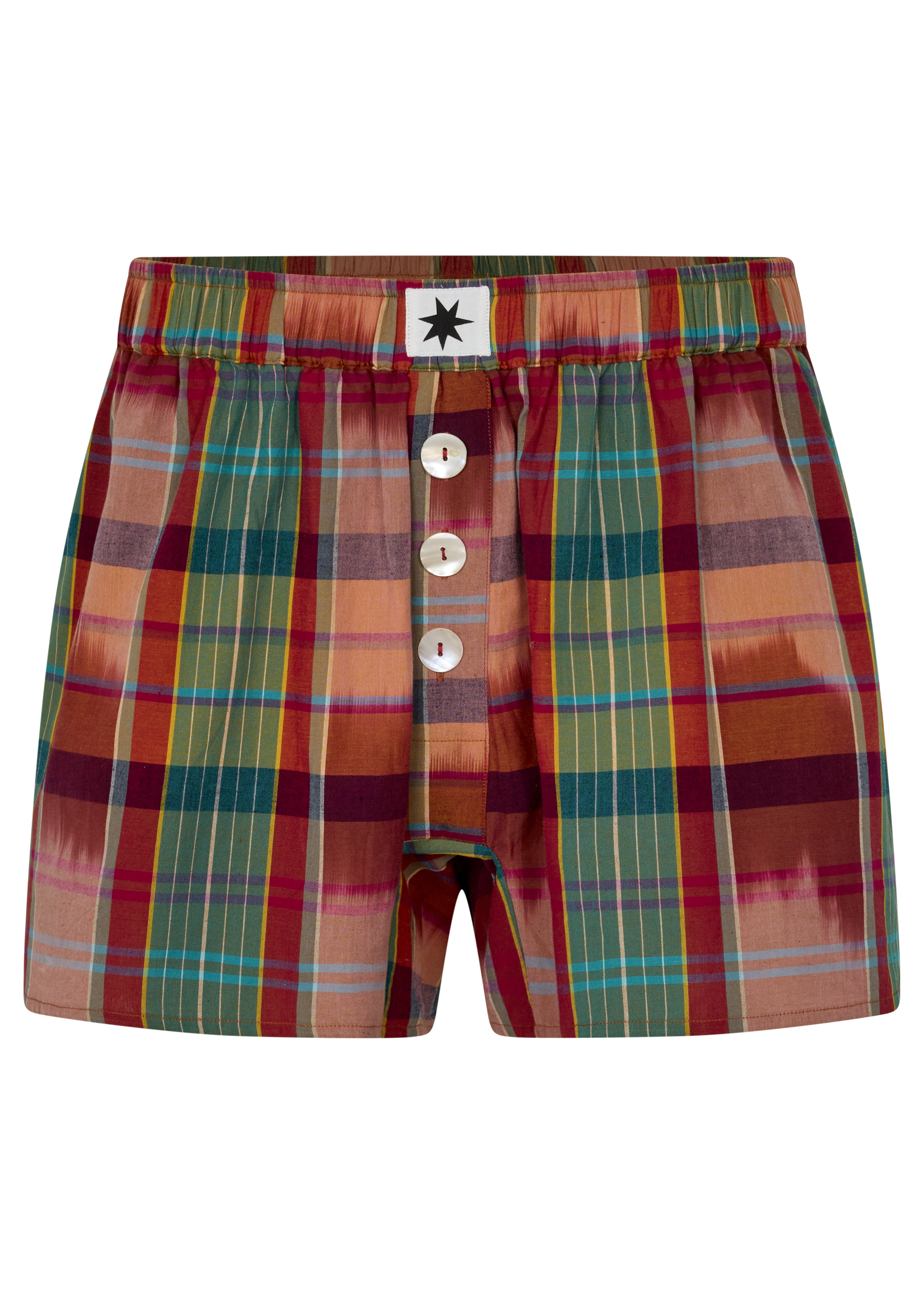 Ciao Ciao Vacation Binnie Check Boxer Shorts