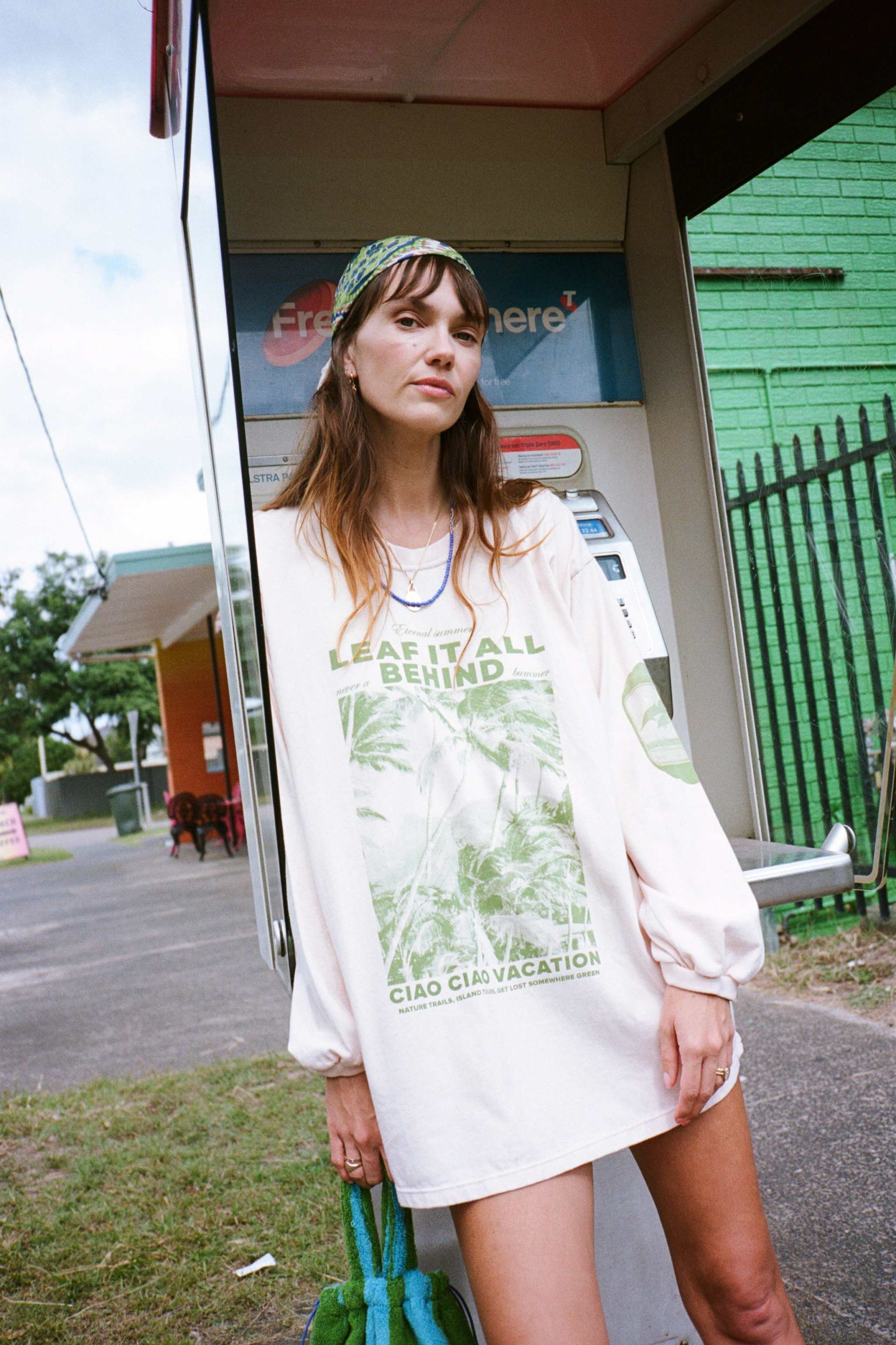 Ciao Ciao Leaf It All Haven Long Sleeve Tee