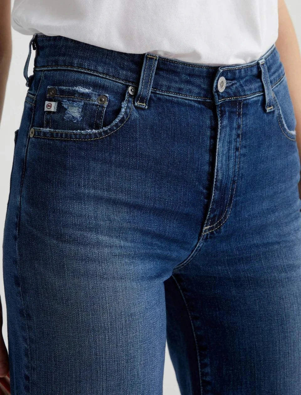 AG Saige Wide Leg Crop 7 Years La Jolla