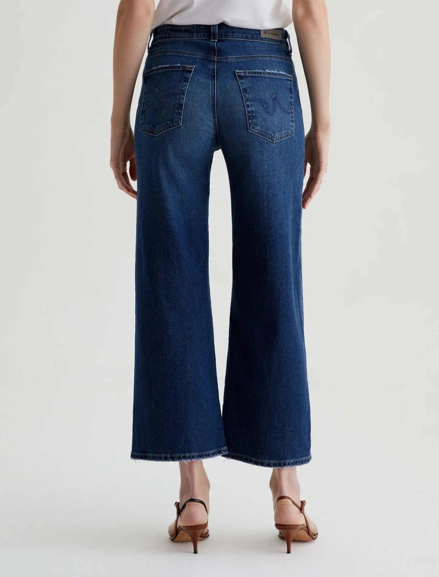 AG Saige Wide Leg Crop 7 Years La Jolla