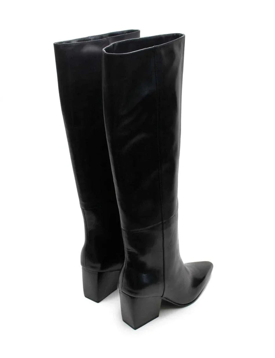 La Tribe Leone Knee High Boot Black