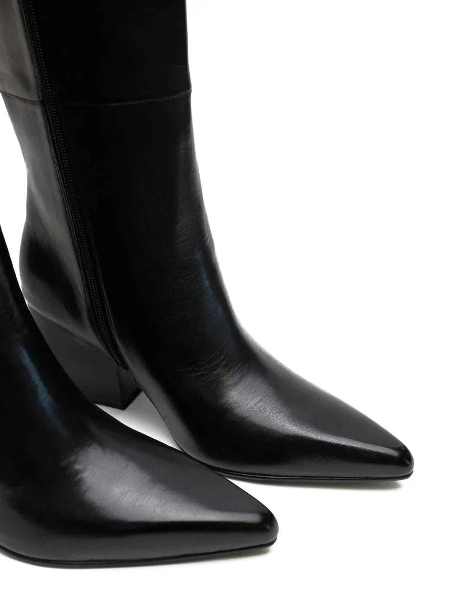 La Tribe Leone Knee High Boot Black