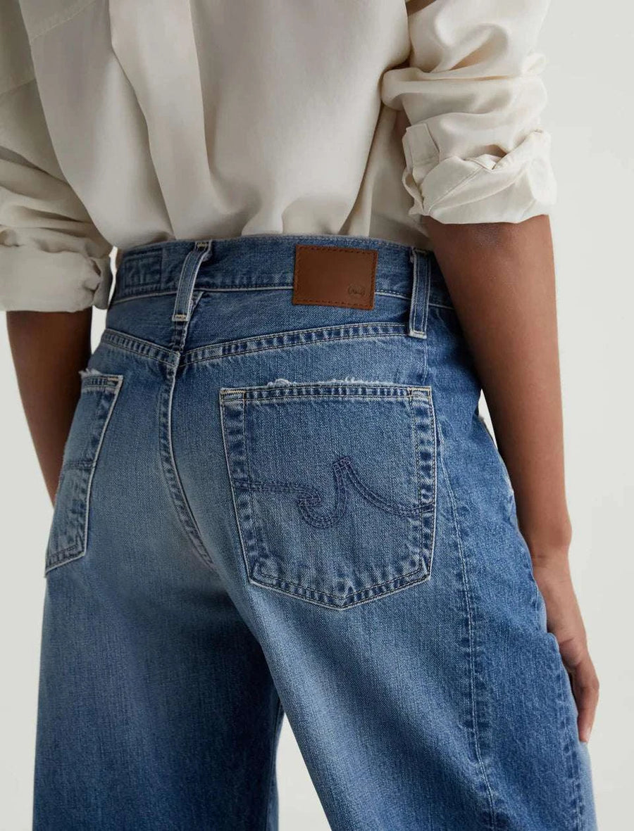 AG Hattie Crop High Rise Barrel Gemini