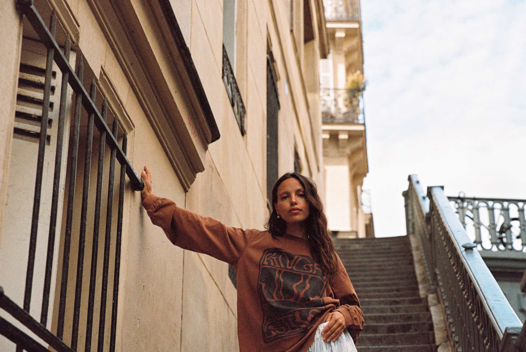 Kinga Csilla Lino Roses Tee