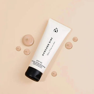 Avocado Zinc SPF 50 Natural Tinted Moisturiser Light Medium