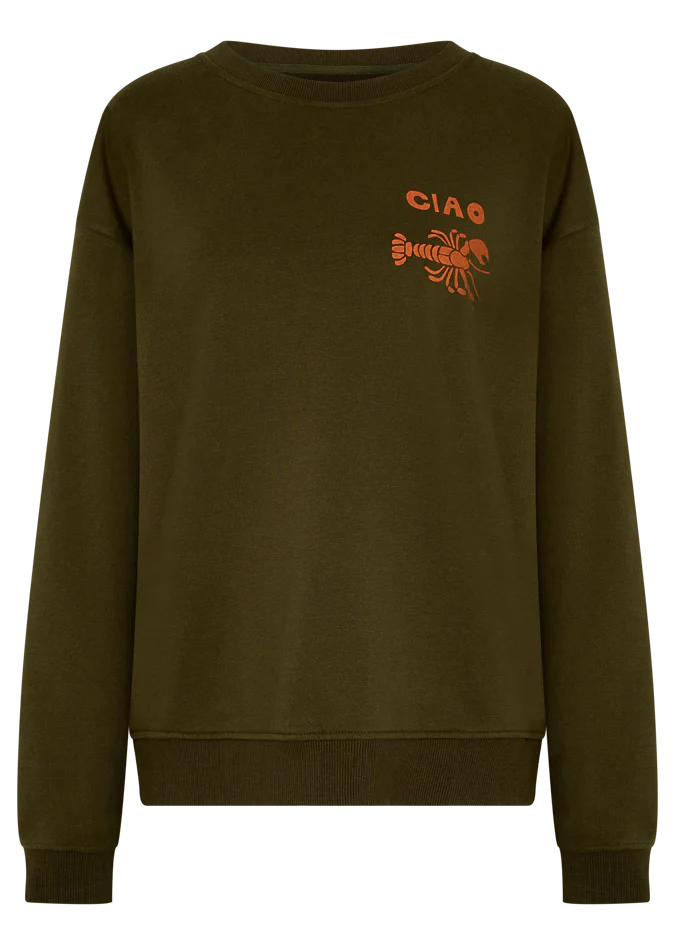 Ciao Ciao Lobster Jumper Khaki