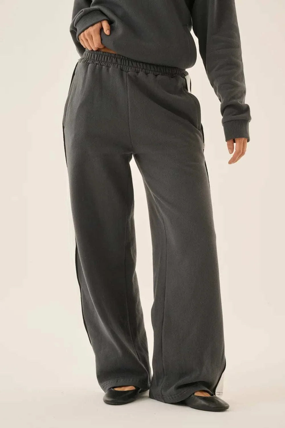 Araminta James Track pant Washed Black